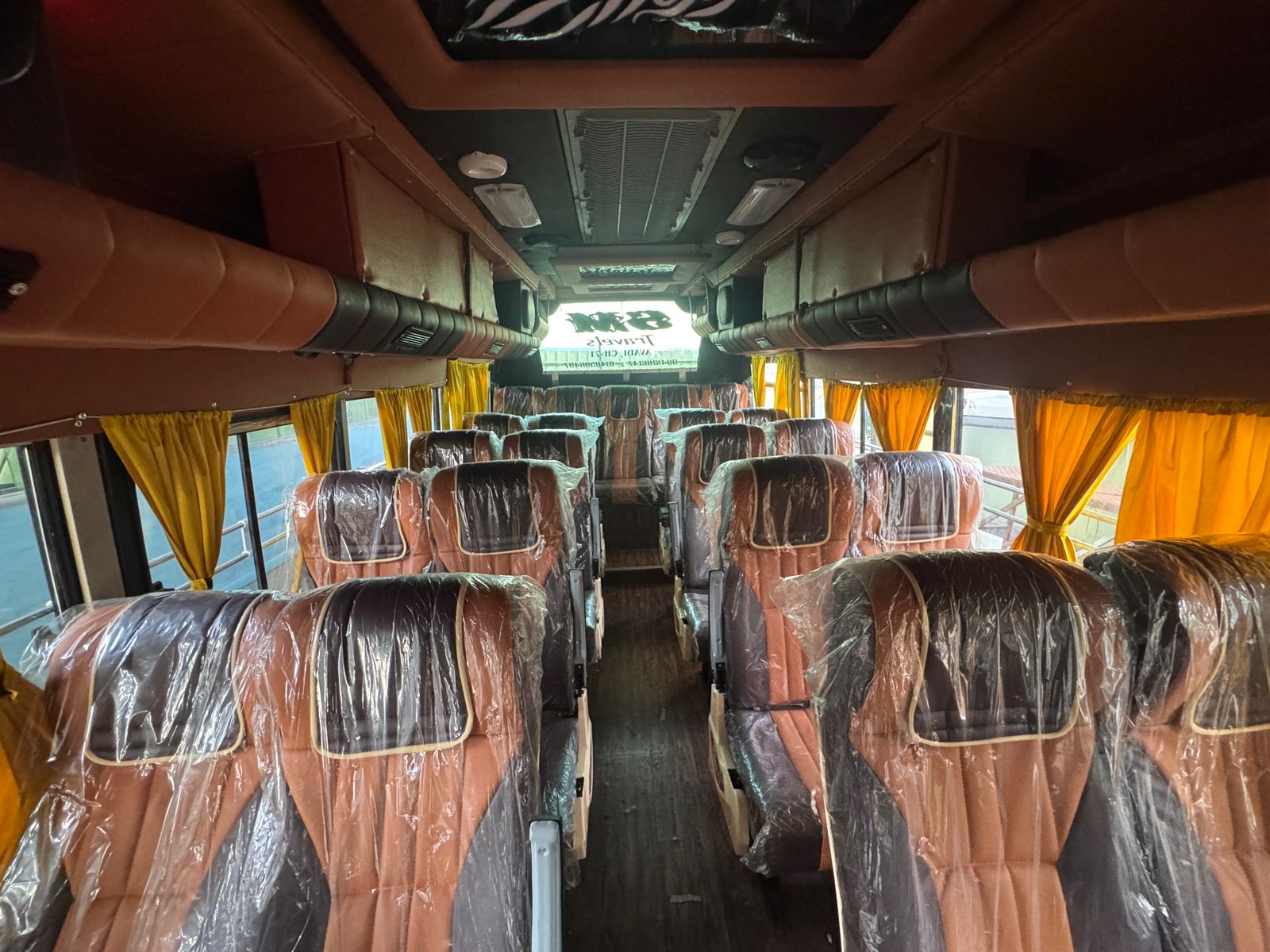21 Seater Van interior