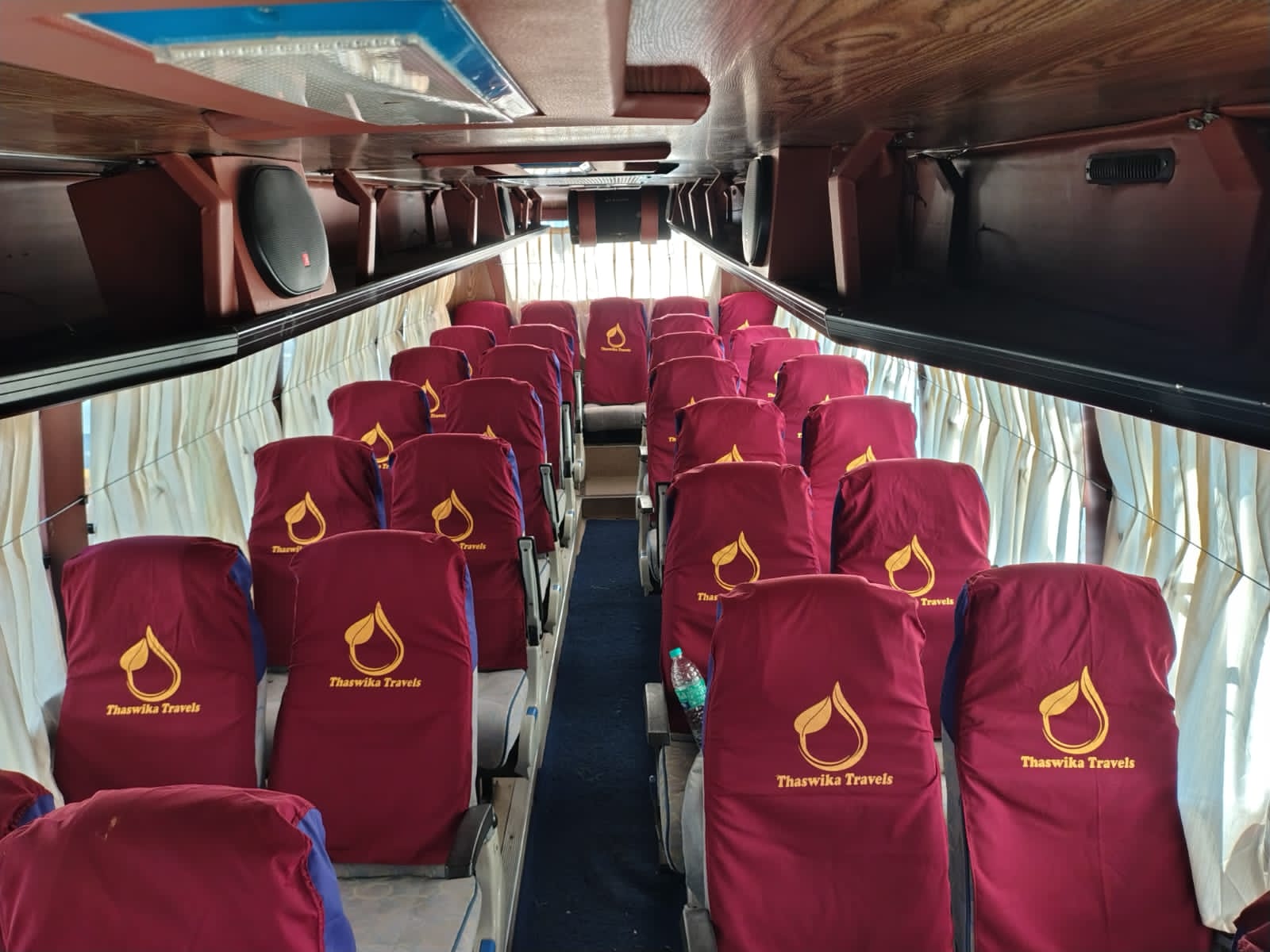 30 Seater Mini Bus interior